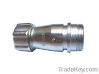 Straight link up metal hose socket