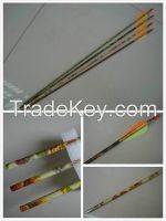 Carbon Fiber Arrows With Camo Surface