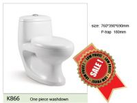 Washdown toilet on sales promotion