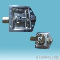 Recessed T handle latch