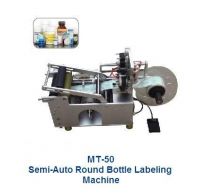 Semi-Auto Round Bottle Labeling Machine