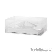 Acrylic Tissue box, useful hotel napkin box