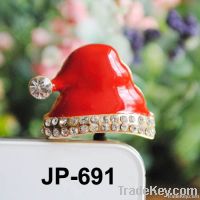 Christmas Dust Plug Fashion Jack Plug ear cap earphone jack pin