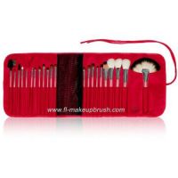 22pcs hot red natural hairs artist brush kit