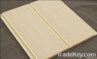 Decorative pvc panels with golden groove in the middle