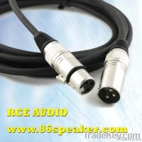 XLR microphone cables for pro audio PA system