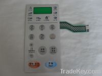 microwave oven membrane switch keypad