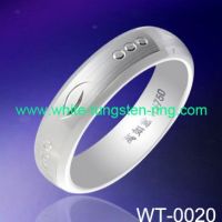 Very Beautiful Women's White Tungsten Ring New Design Wedding Ring