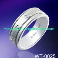 Men's White Tungsten Wedding Ring Brand New