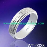 Fashion White Tungsten Wedding Ring New Created