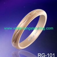 New Style Rose Gold Tungsten Carbid Ring for Women's Wedding Rings