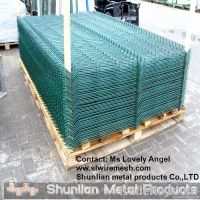 vinyl coated welded wire mesh panel
