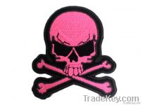 Skull embroidery patch (71408)