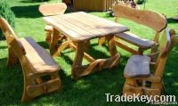 Wooden outdoor furniture