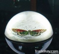 Crystal paperweight