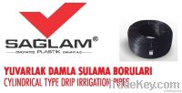 Saglam 20 mm Round Type Drip Irrigation Pipe