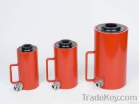 Hydraulic single acting center hole cylinder