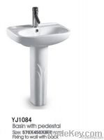 manufacturer supply cheap pedestal basin