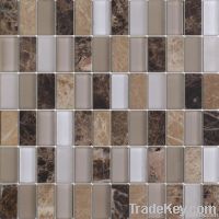 Glass Stone Blend Mosaic Tile