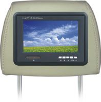 Head rest monitor build in DVD player