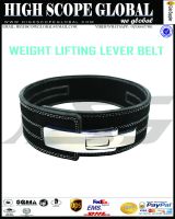Hot seller 2017 Lever Buckle / Power lifting Belt 13mm For Heavy Weight Lifting Lever buckle Genuine leather Power Training