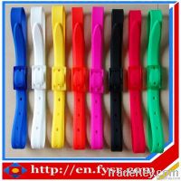 factory direct sales silicone golf belt