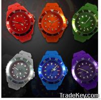 factory direct sale silicone quartz watch