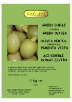 green chilli stuffed olives