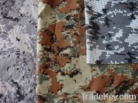 Army uniform camouflage fabric