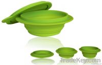 Novelty silicone food container with lid