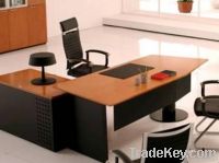 wood veneer office executive table
