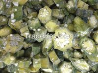 IQF okra Cut