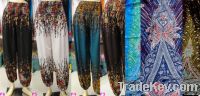 oriental fisherman thai style VTG RETRO INDIE HIPPIE BOHO yoga pants