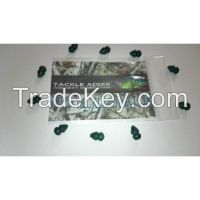 Tackle Addix Green Rubber Heli Beads 