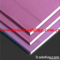 Fireproof paper faced gypsum board