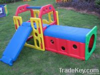 plastic tube slid, combo gym with slide, playgrounds with large tunnel