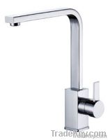 Square googse neck kitchen faucet