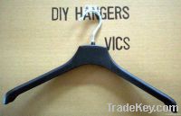 black PP plastic hangers for clothes 538