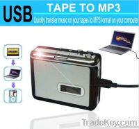 USB tape to MP3 PC converter cassette player