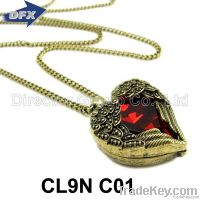 2012 New Promotion Heart Shape Fashion Alloy Necklace