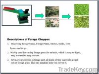 Fule Forage cutter/chaff cutter/hay cutter for animal feedstuff