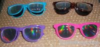 flip style with 2 sets of lense wayfare diffraction glasses