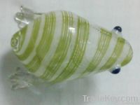 GREEN TOD / TURTLE GLASS PIPE