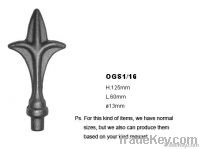 High quality wrought iron spear