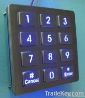 ATM metal keyboard