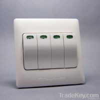 K100B Four Gang A Way Wall Switch & Sockets