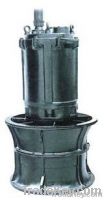 Submersible Axial flow pump for large volumes of water at low head.