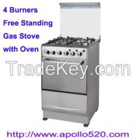 Palestine Gas Range with Single Oven and 4 Burner Cooktop