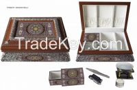 Fashion wooden PERFUME box with Arabia style Made In China