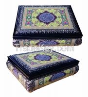 wooden quran box, holy quran box, high gloss alcoran box,